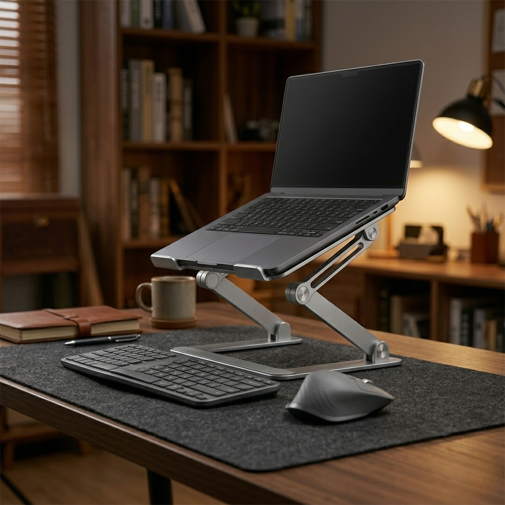 Laptix – Verstellbarer Laptop- & Tablet-Ständer aus Stahl bis 17 Zoll