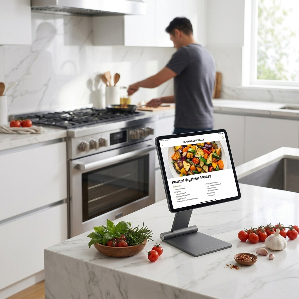 MagnoStand – Magnetischer iPad Ladeständer aus Aluminium
