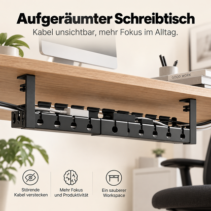DeskFlow – Ausziehbares Kabelmanagement-System