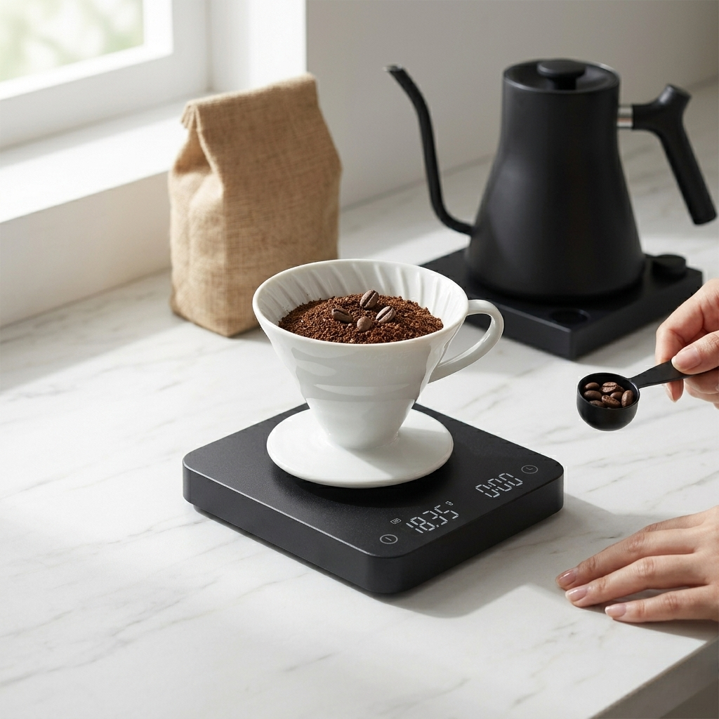AromaScale – Präzisions-Kaffeewaage mit Bluetooth