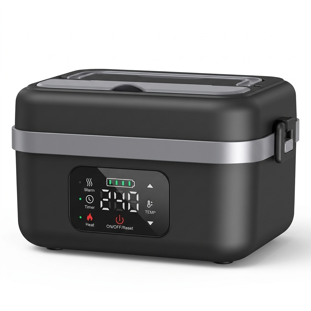 Luno – Kabellose, wiederaufladbare Lunchbox mit Selbsterwärmung