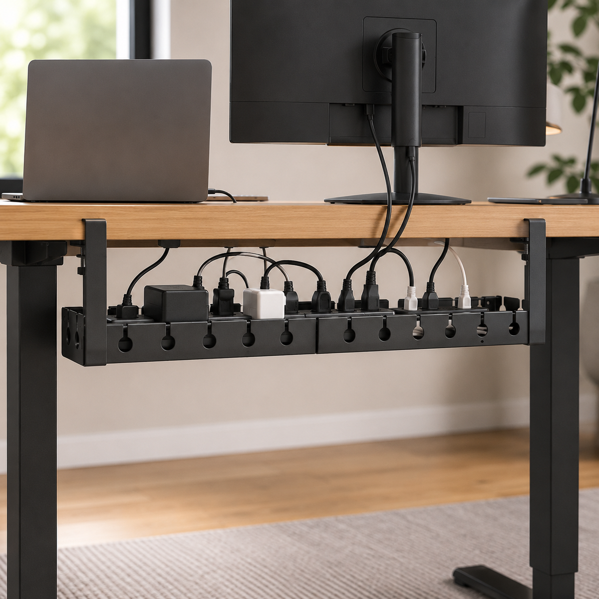 DeskFlow – Ausziehbares Kabelmanagement-System