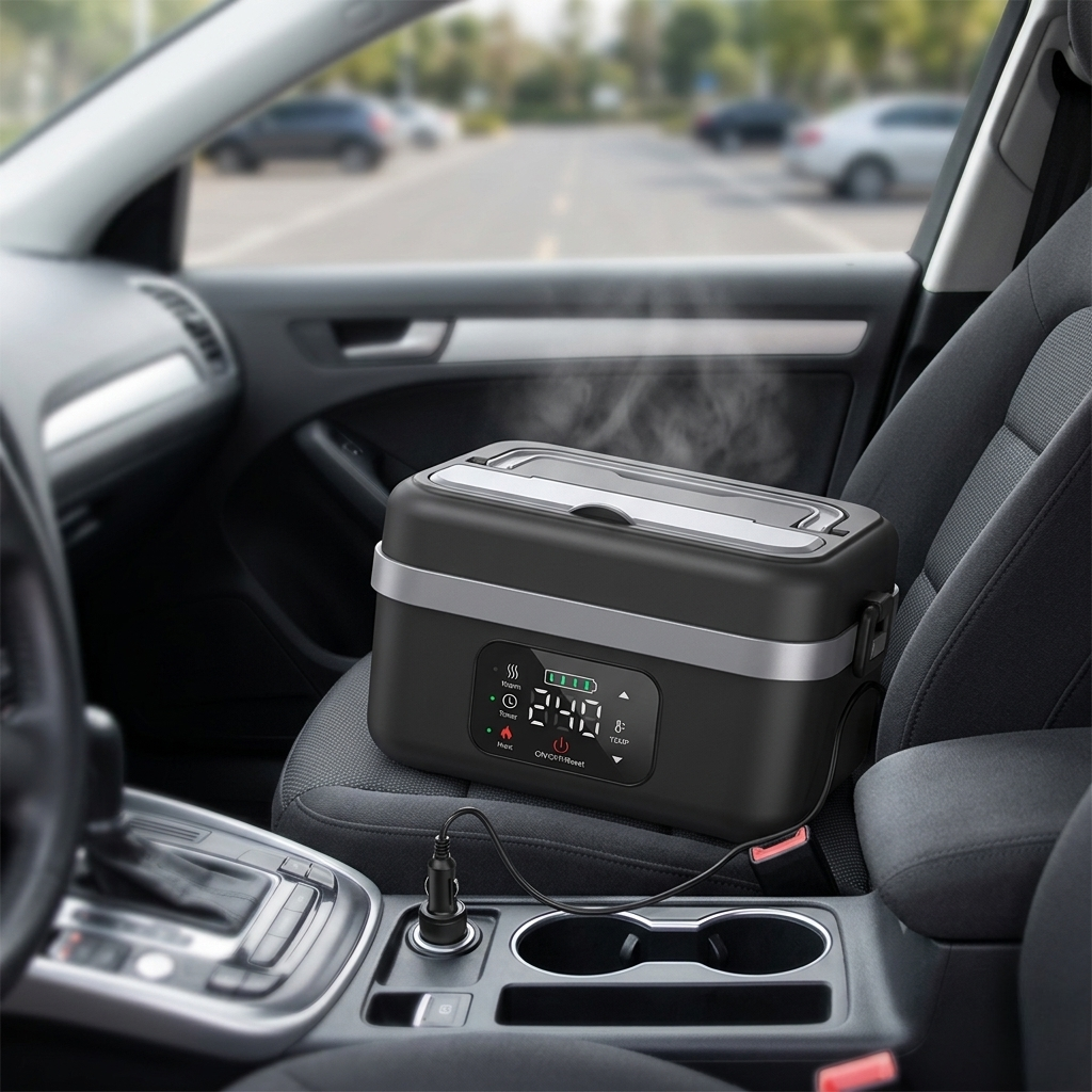 Luno – Kabellose, wiederaufladbare Lunchbox mit Selbsterwärmung