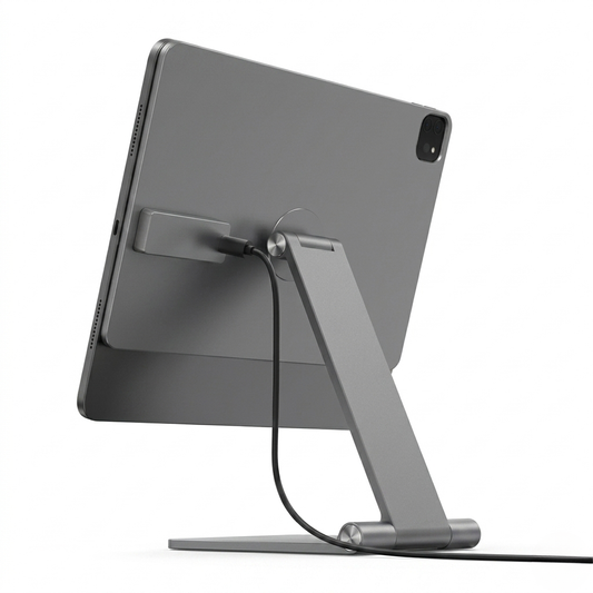 MagnoStand – Magnetischer iPad Ladeständer aus Aluminium