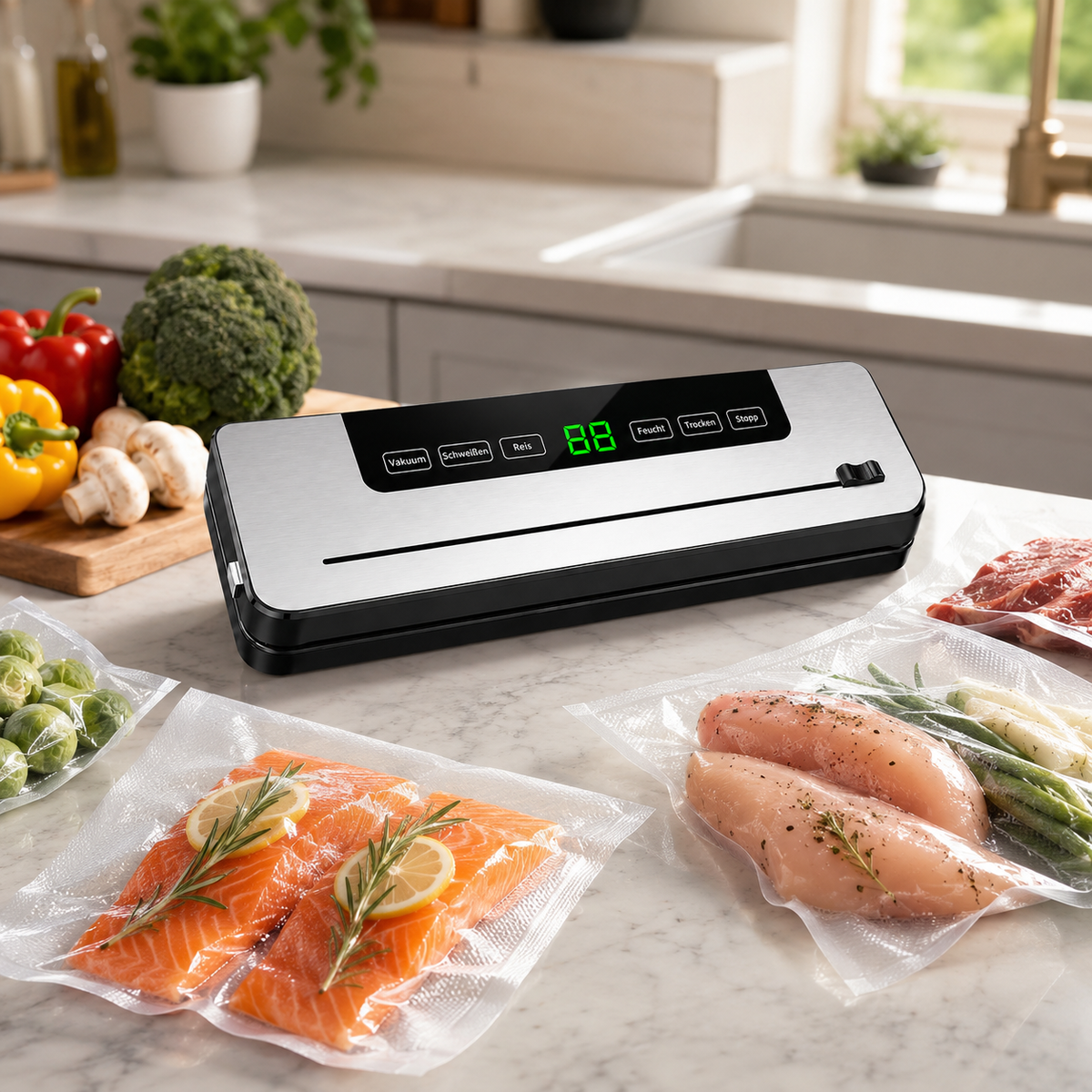 FreshLock – Kompaktes Vakuumiersystem für den täglichen Gebrauch