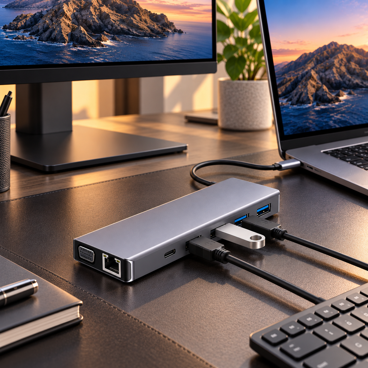 DockPro – 13-in-1 USB-C Dockingstation